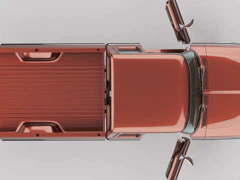 Pickup F250 Super Cab Mk2 1973 1976 1978 Model 3D