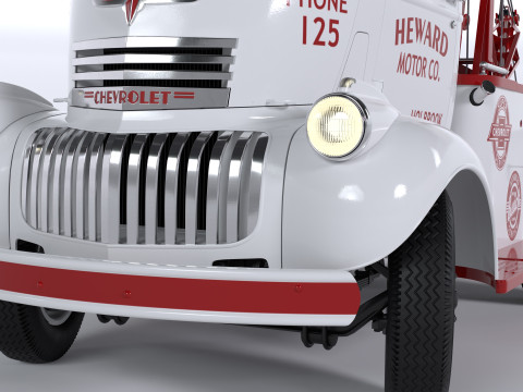 Chevrolet AK-series COE tow truck 1941 3D Model