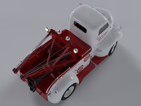 Chevrolet AK-series COE tow truck 1941 3D Model