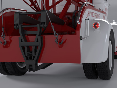 Chevrolet AK-series COE tow truck 1941 3D Model