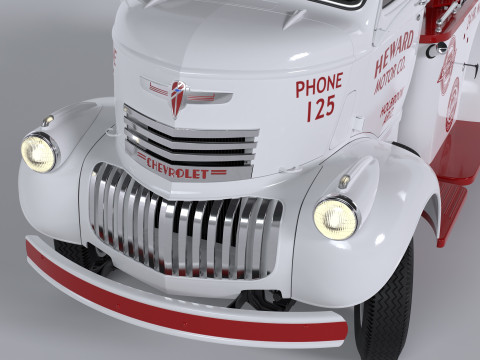 Chevrolet AK-series COE tow truck 1941 3D Model