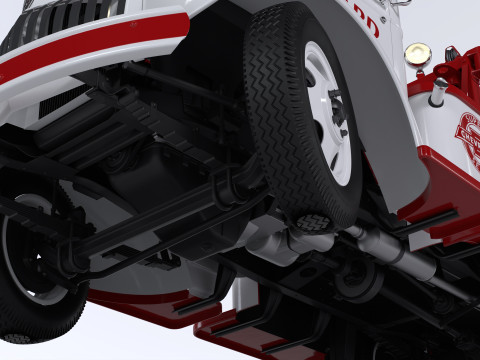 Chevrolet AK-series COE tow truck 1941 3D Model
