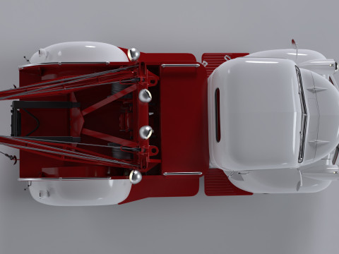 Chevrolet AK-series COE tow truck 1941 3D Model