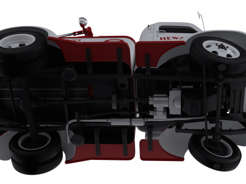 Chevrolet AK-series COE tow truck 1941 3D Model