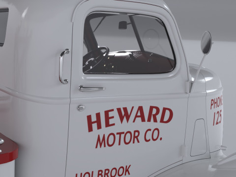 Chevrolet AK-series COE tow truck 1941 3D Model