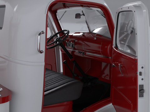 Chevrolet AK-series COE tow truck 1941 3D Model