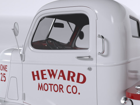 Chevrolet AK-series COE tow truck 1941 3D Model