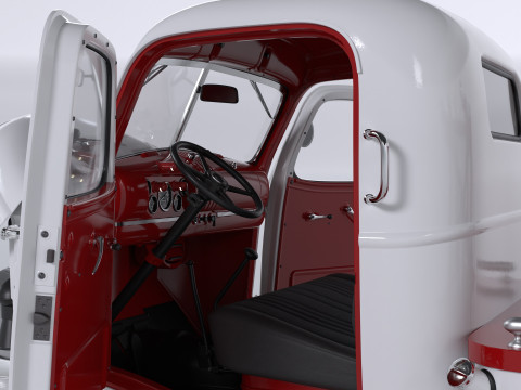 Chevrolet AK-series COE tow truck 1941 3D Model
