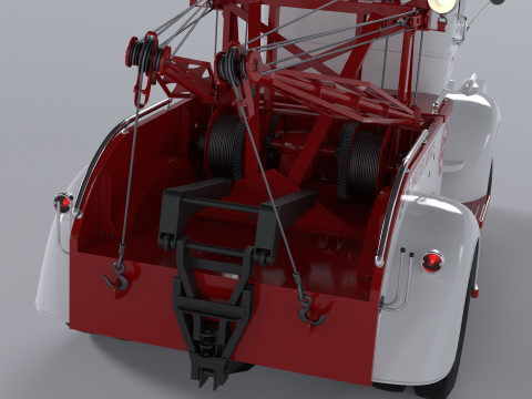 Chevrolet AK-series COE tow truck 1941 3D Model