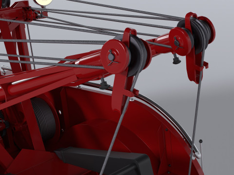 Chevrolet AK-series COE tow truck 1941 3D Model