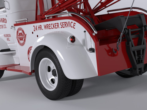 Chevrolet AK-series COE tow truck 1941 3D Model