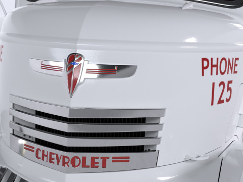 Chevrolet AK-series COE tow truck 1941 3D Model