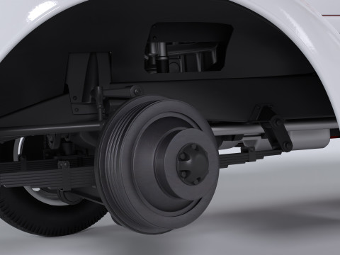 Chevrolet AK-series COE tow truck 1941 3D Model