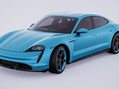 2020 Porsche Taycan Turbo S 3D Model