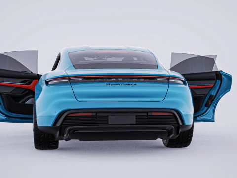 2020 Porsche Taycan Turbo S 3D Model