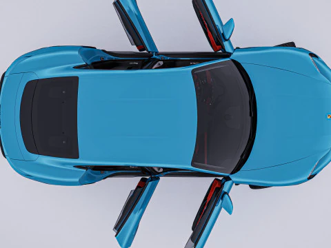 2020 Porsche Taycan Turbo S 3D Model