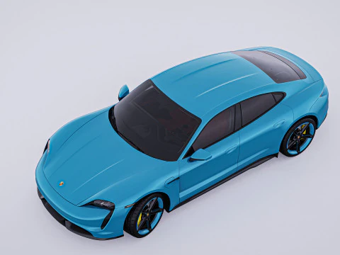 2020 Porsche Taycan Turbo S 3D Model