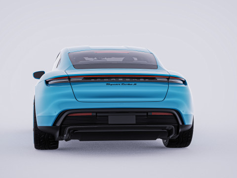 2020 Porsche Taycan Turbo S 3D Модель