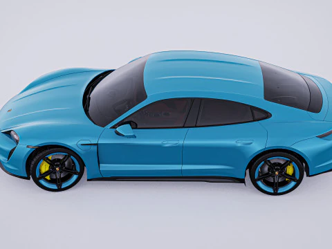 2020 Porsche Taycan Turbo S 3D Model