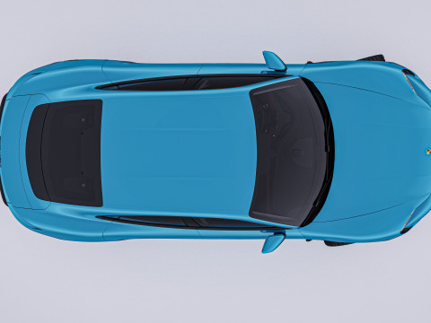2020 Porsche Taycan Turbo S 3D Модель