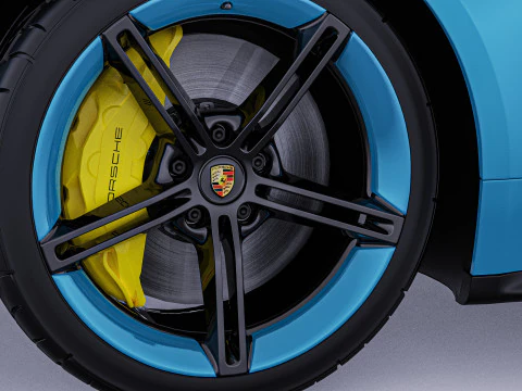 2020 Porsche Taycan Turbo S 3D Model