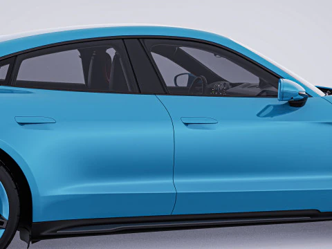 2020 Porsche Taycan Turbo S 3D Model