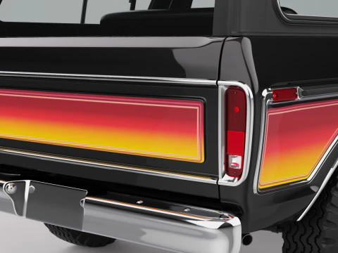 Bronco Mk2 1978 3D Model