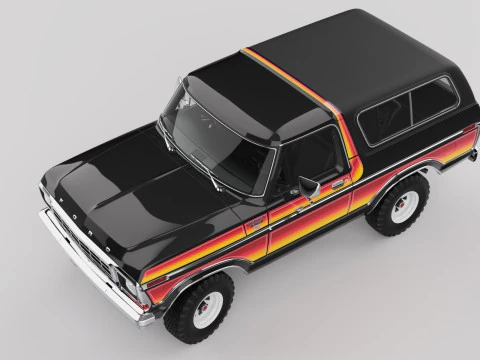 Bronco Mk2 1978 3D Model