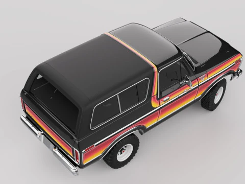 Bronco Mk2 1978 3D Model