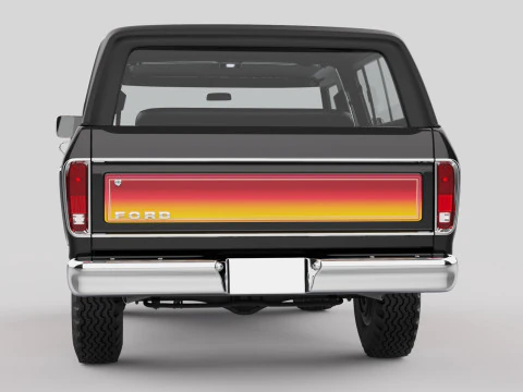 Bronco Mk2 1978 3D Model