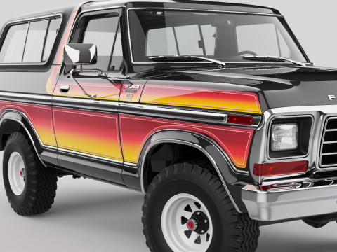 Bronco Mk2 1978 Model 3D