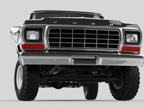 Bronco Mk2 1978 3D Model