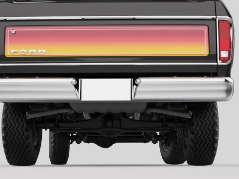 Bronco Mk2 1978 3D Model