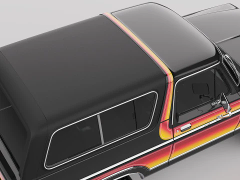 Bronco Mk2 1978 3D Model