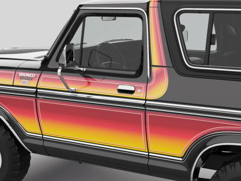 Bronco Mk2 1978 3D Model