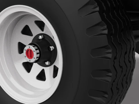 Bronco Mk2 1978 3D Model