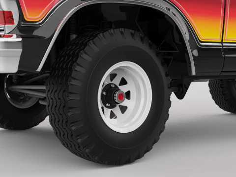 Bronco Mk2 1978 3D Model