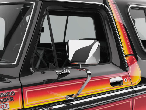 Bronco Mk2 1978 3D Model