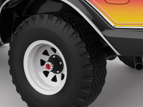 Bronco Mk2 1978 3D Model