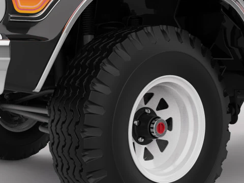 Bronco Mk2 1978 3D Model