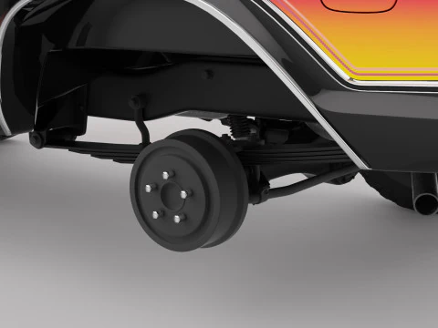 Bronco Mk2 1978 3D Model