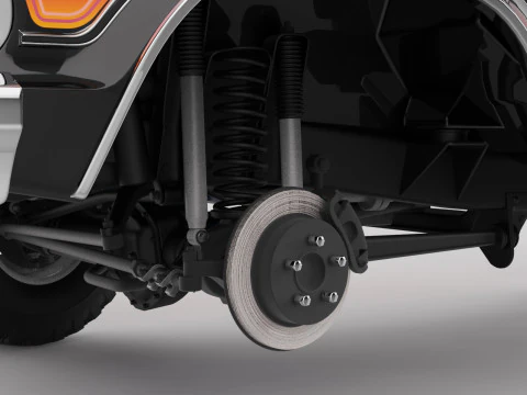 Bronco Mk2 1978 3D Model