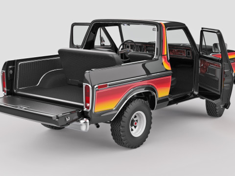Bronco Mk2 1978 Model 3D