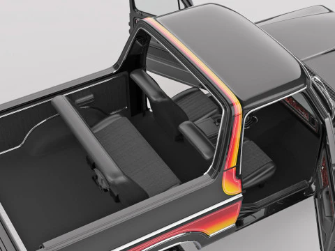 Bronco Mk2 1978 3D Model