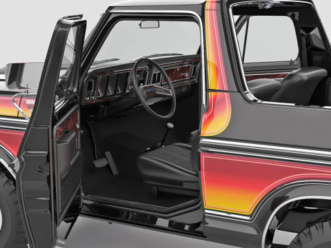 Bronco Mk2 1978 3D Model