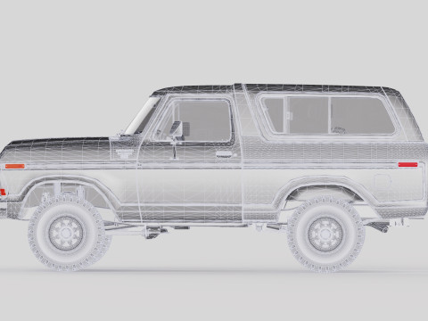 Bronco Mk2 1978 Model 3D