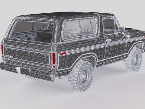 Bronco Mk2 1978 Model 3D