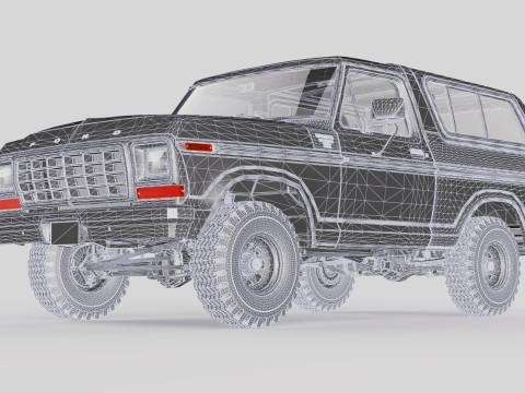 Bronco Mk2 1978 Model 3D