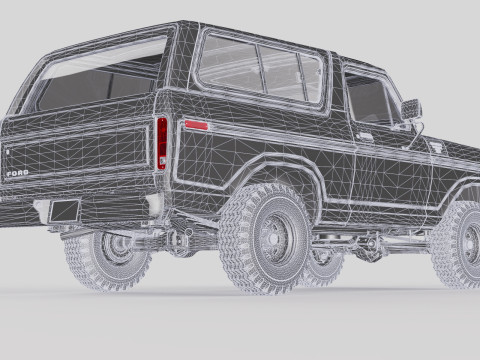 Bronco Mk2 1978 Model 3D