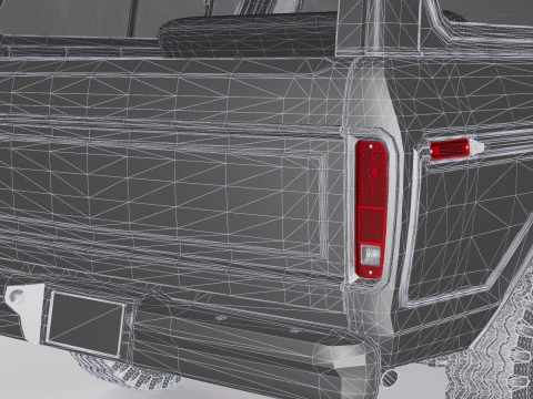 Bronco Mk2 1978 3D Model